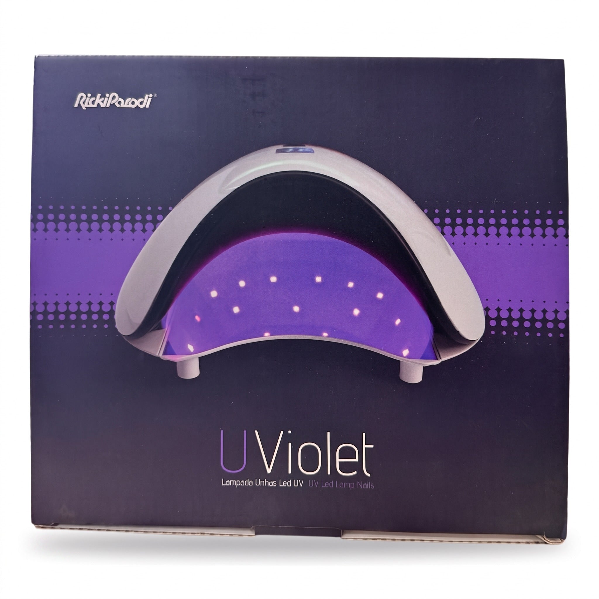 RickiParodi UViolet Lâmpada de Unhas LED UV 365+405nm