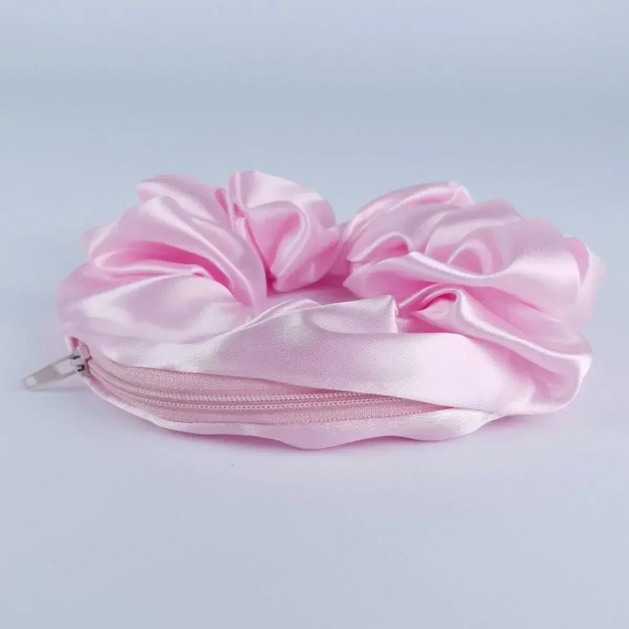 Soulta Scrunchie Secret Cetim Rosa