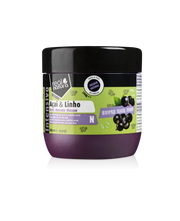 Real Natura Super Hair Food Açaí E Linho Máscara (Liberado) 500ml - Ilha dos cosméticos
