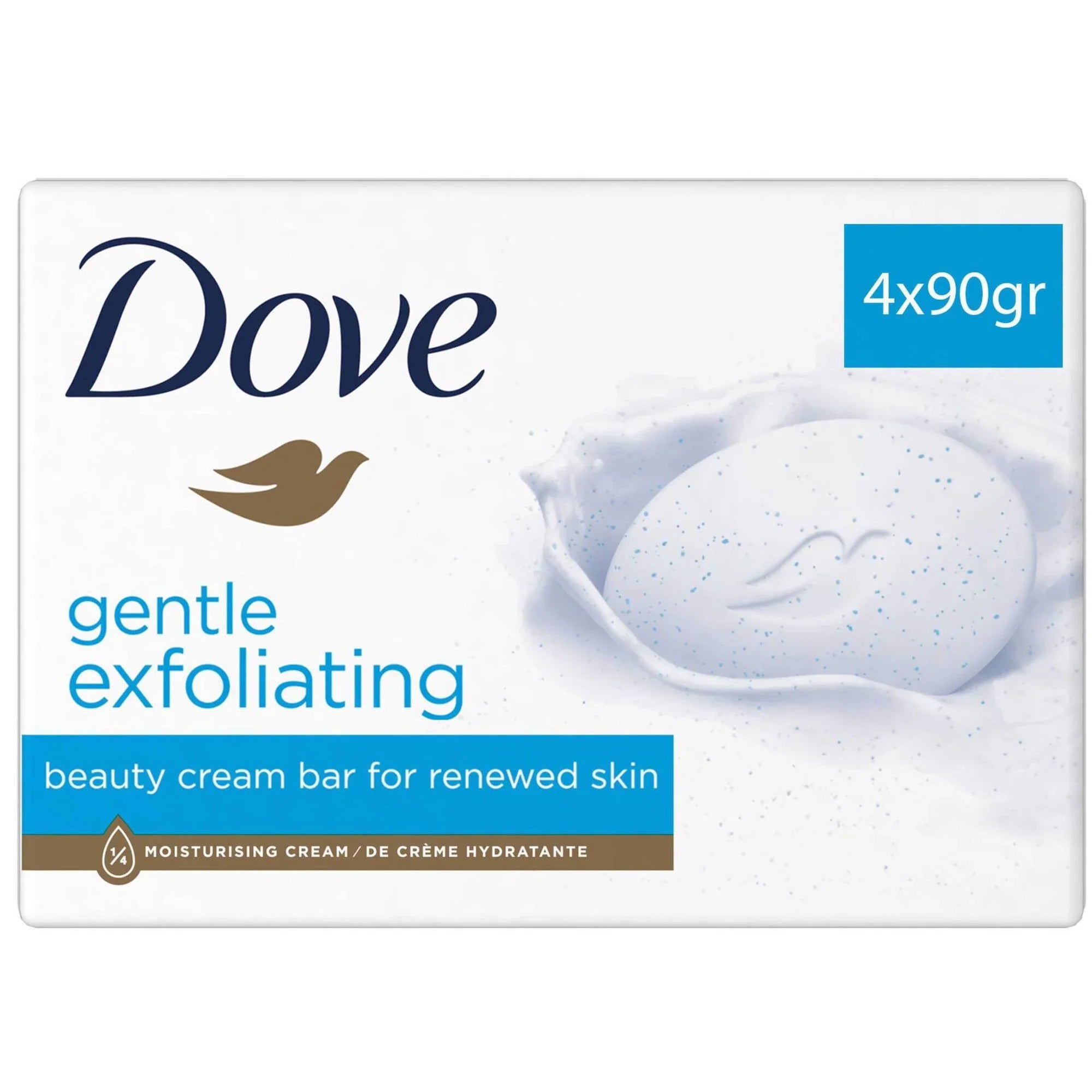 Dove Sabonete Sólido Exfoliante 4x90g - Ilha dos cosméticos
