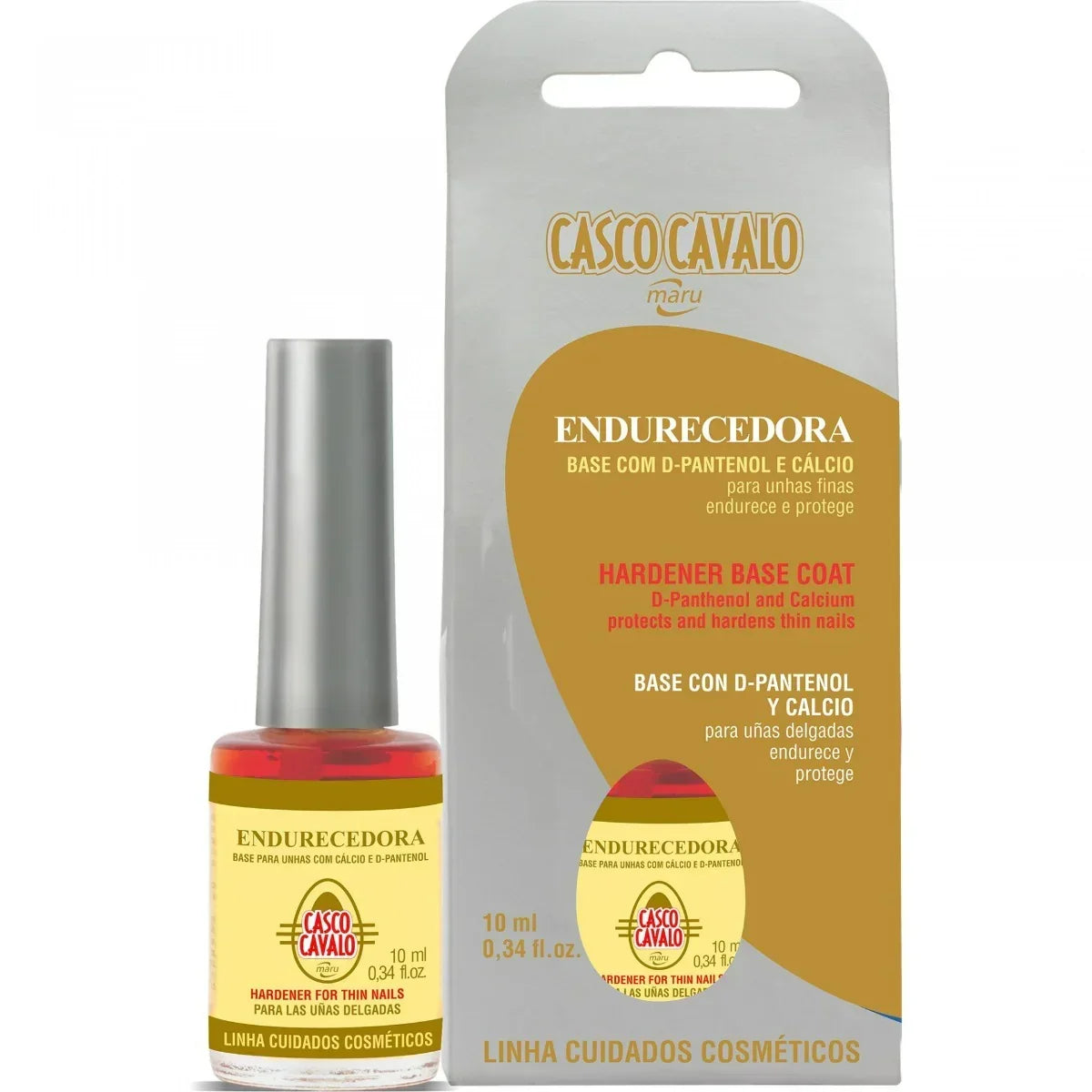 Casco Cavalo Base Endurecedora Com Cálcio E D'pantenol 8ml - Ilha dos cosméticos
