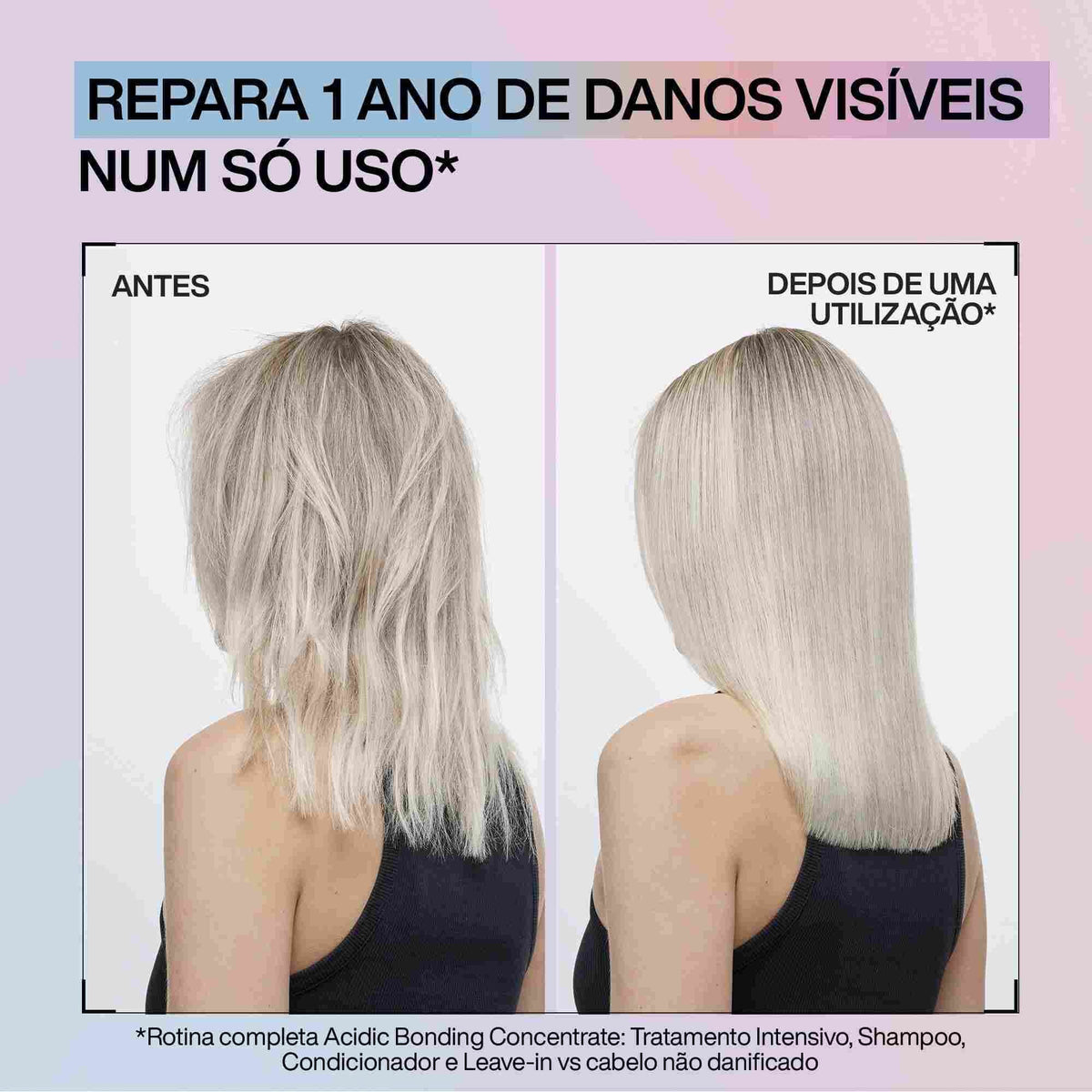Repara 1 ano de danos visíveis num só uso: antes e depois
