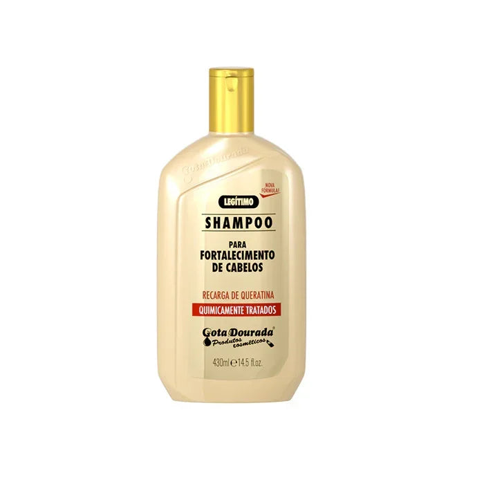 Gota Dourada Recarga de Queratina Shampoo 430ml - Ilha dos cosméticos