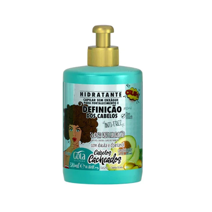 Gota Dourada Cabelos Cacheados Creme de Pentear 320ml - Ilha dos cosméticos