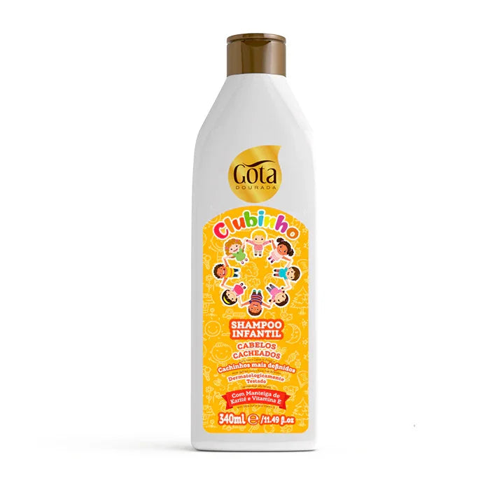 Gota Dourada Clubinho - Shampoo 340ml - Ilha dos cosméticos
