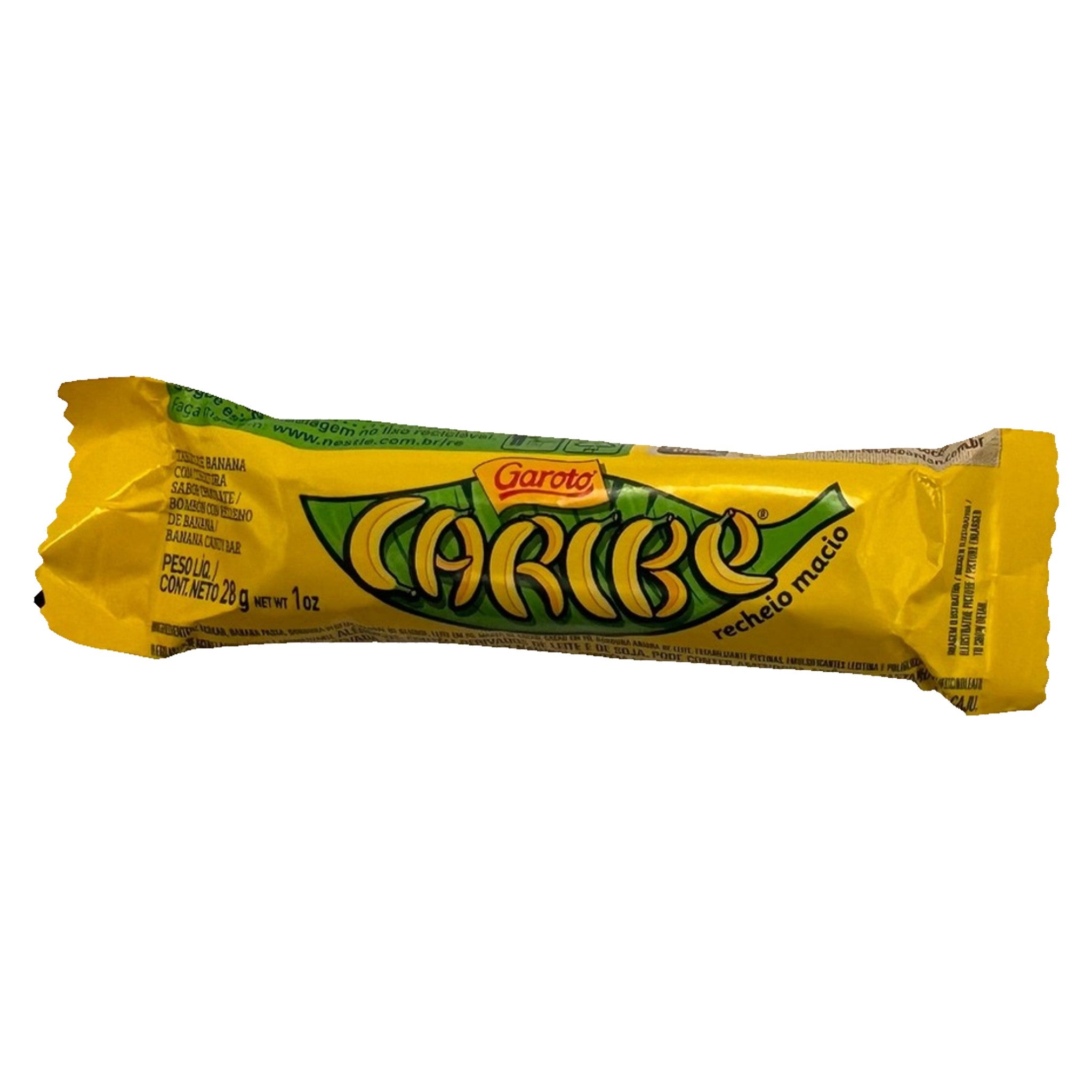 Garoto Caribe Tablete de Banana com Cobertura Sabor Chocolate 28g — foto 1