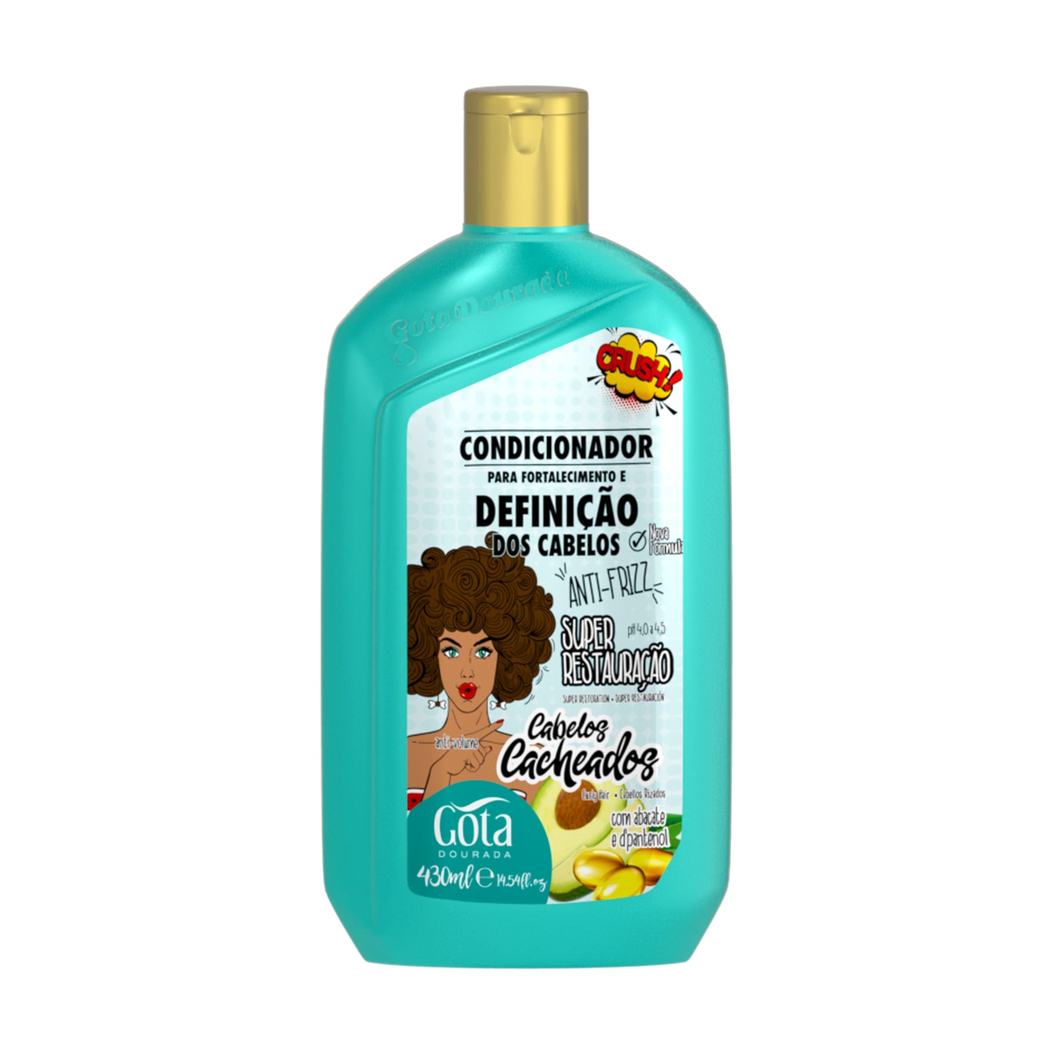 Gota Dourada Cabelos Cacheados Condicionador 430ml