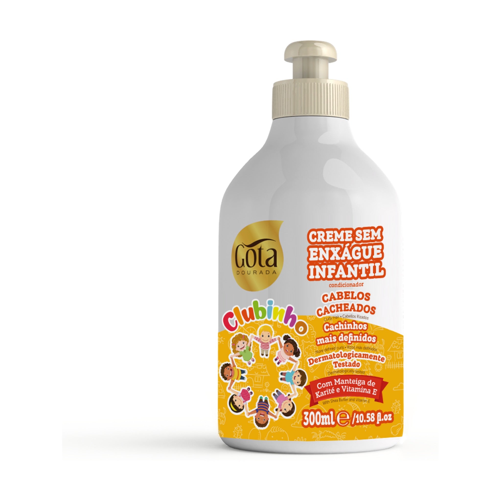 Gota Dourada Clubinho Creme de Pentear  300ml