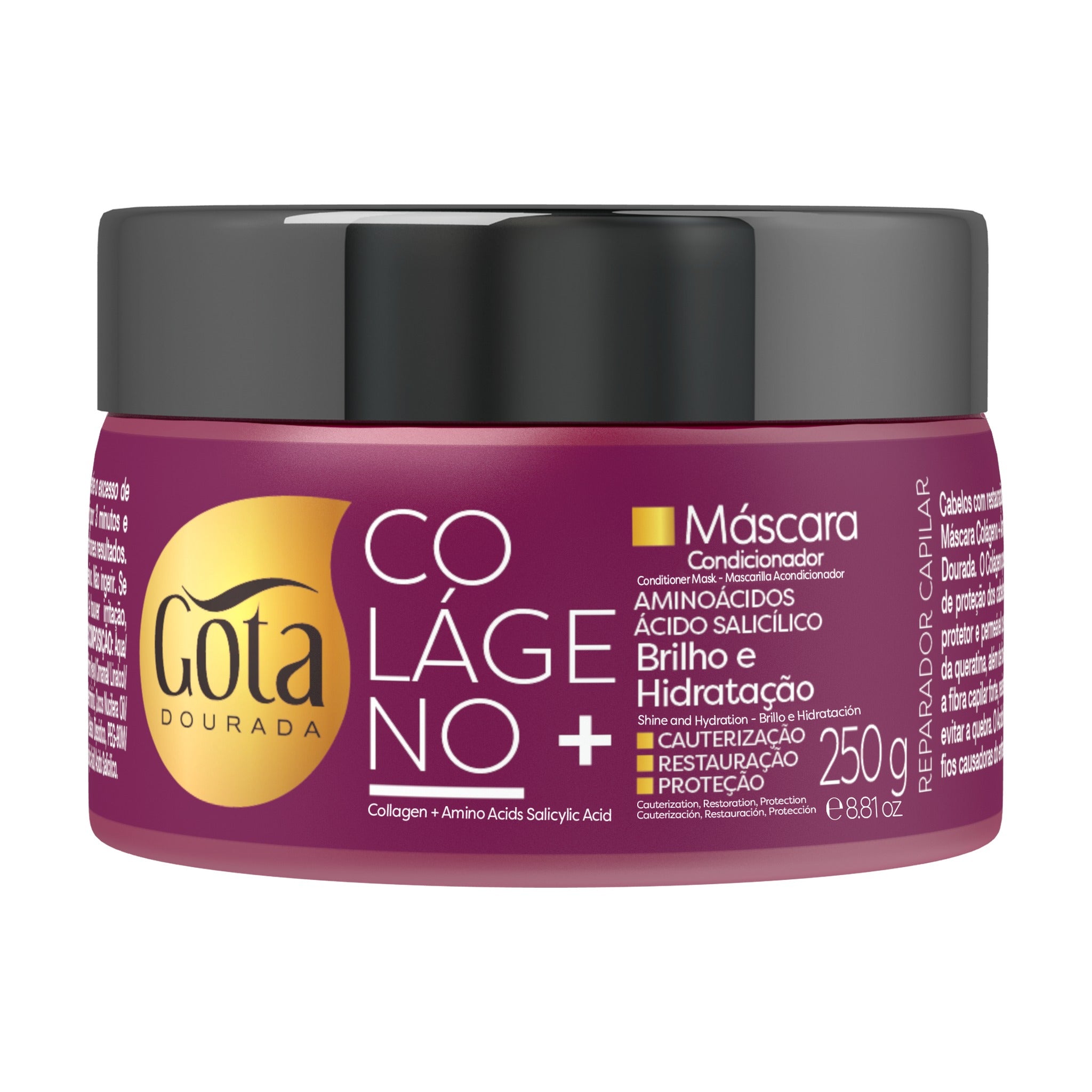 Gota Dourada Colágeno+ Máscara 250g