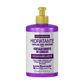 Gota Dourada Fortalecimento Desamarelador Creme de Pentear 320ml