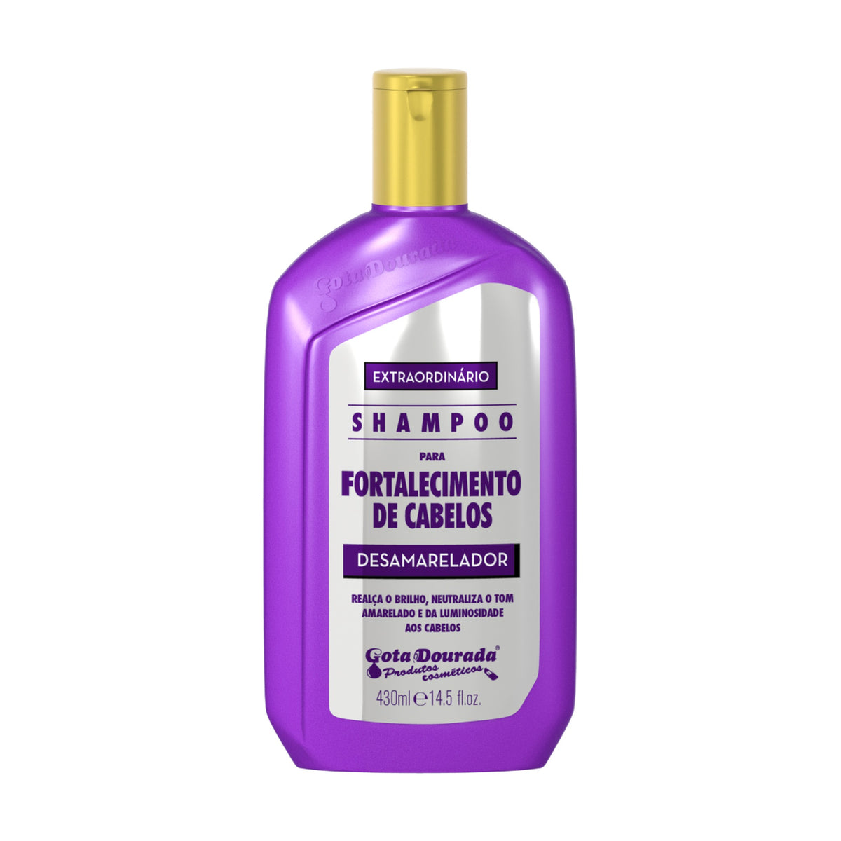 Gota Dourada Fortalecimento Desamarelador Shampoo 430ml