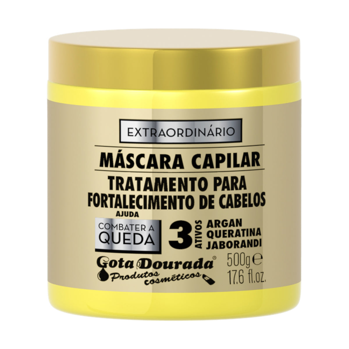 Gota Dourada Fortalecimento Extraordinário Máscara 500g