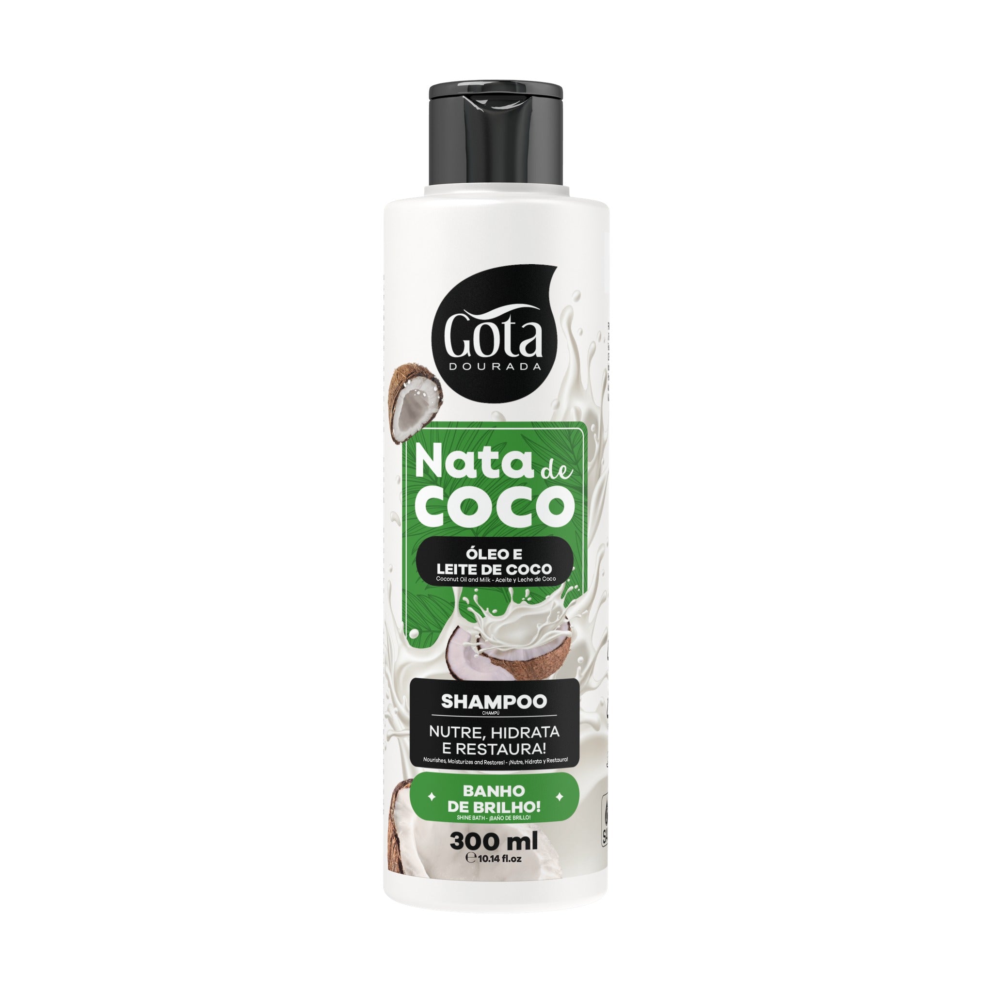 Gota Dourada Kit Nata De Coco Shampoo e Condicionador 300ml