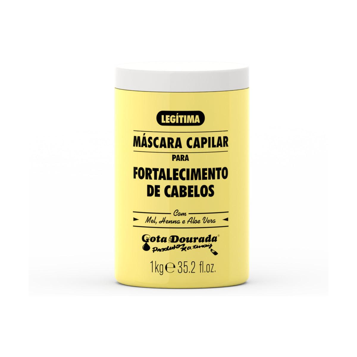 Gota Dourada Máscara De Fortalecimento 1kg