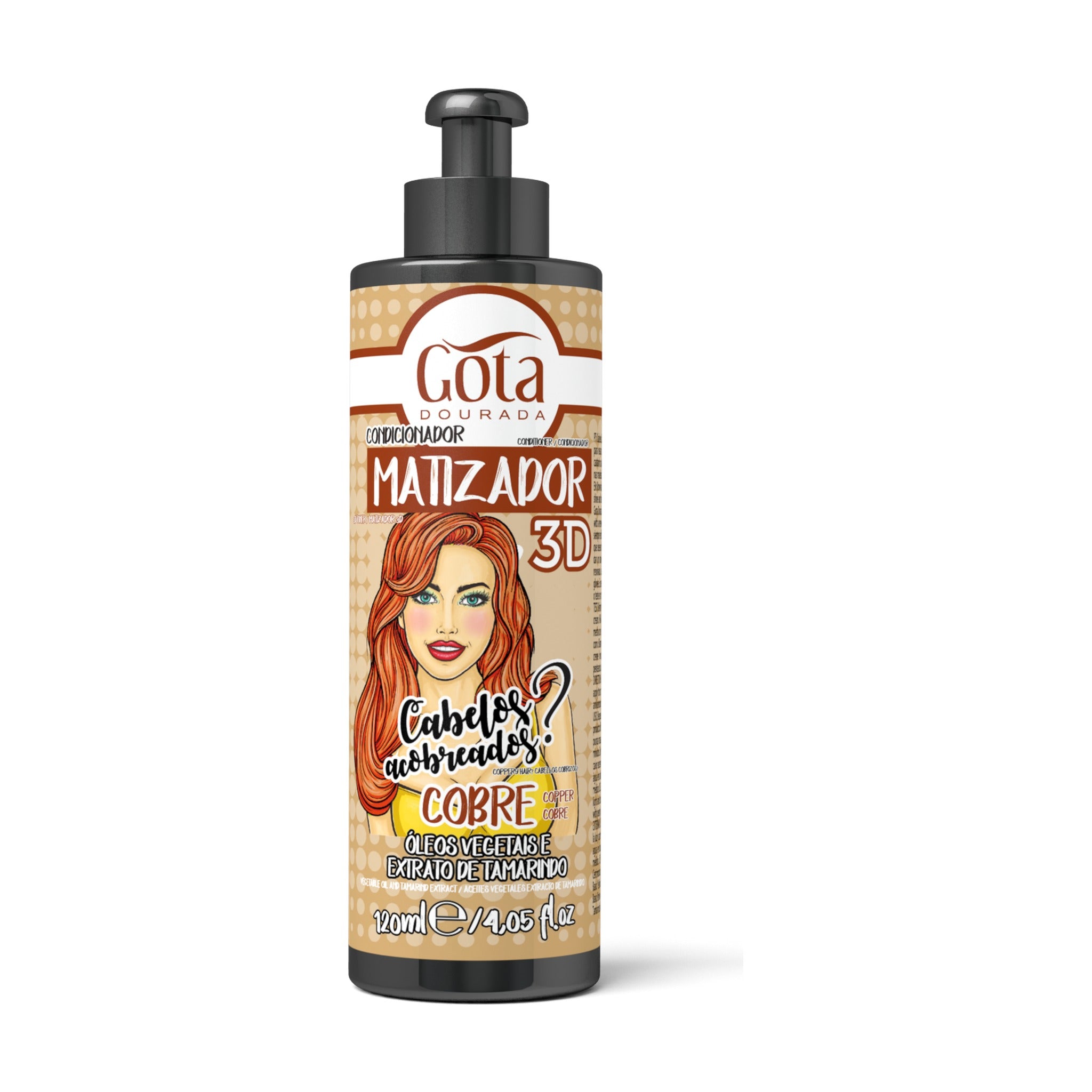 Gota Dourada Matizador 3D - Cobre 120ml