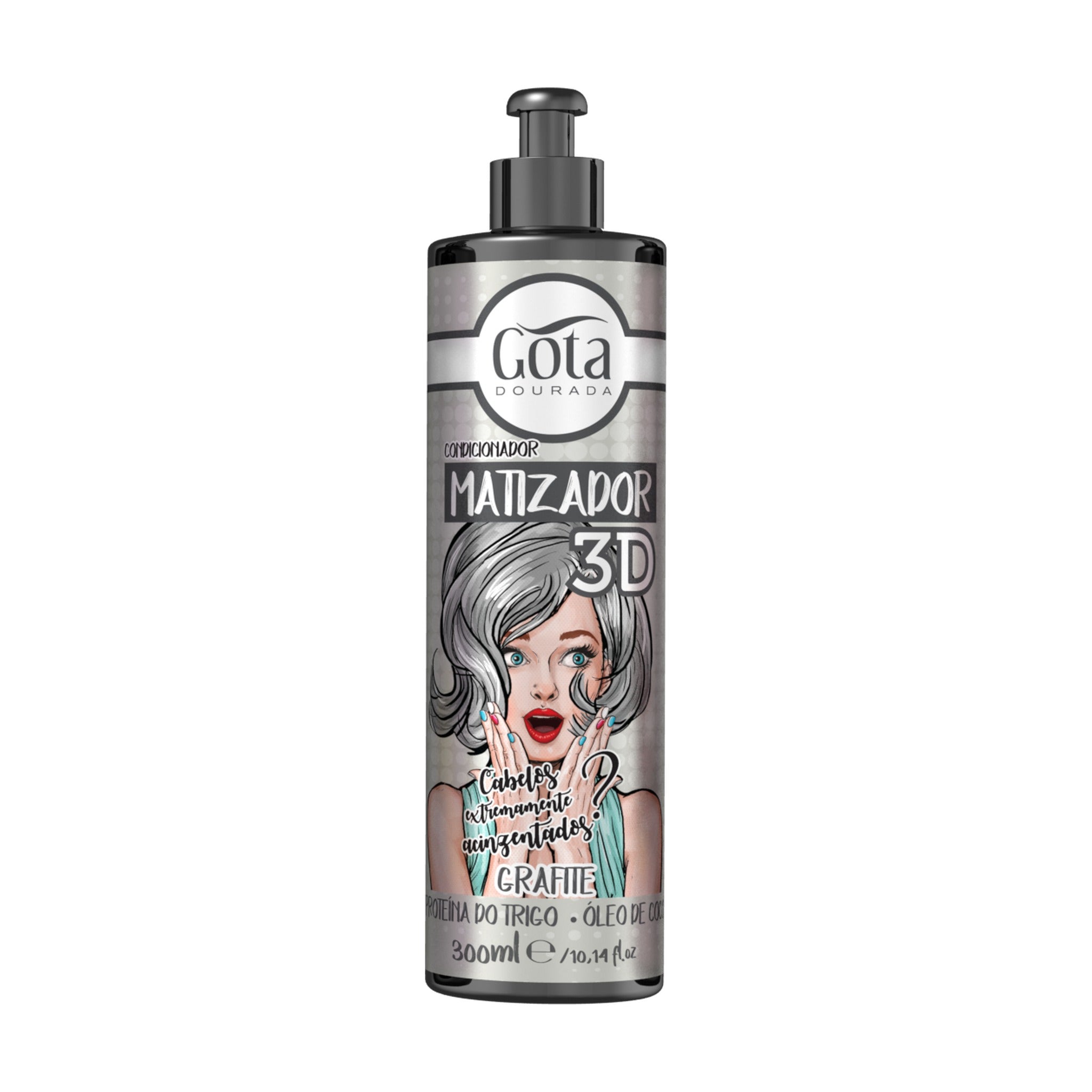 Gota Dourada Matizador 3D - Grafite 300ml