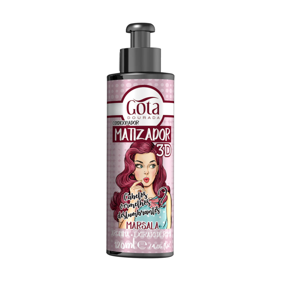 Gota Dourada Matizador 3D - Marsala 120ml