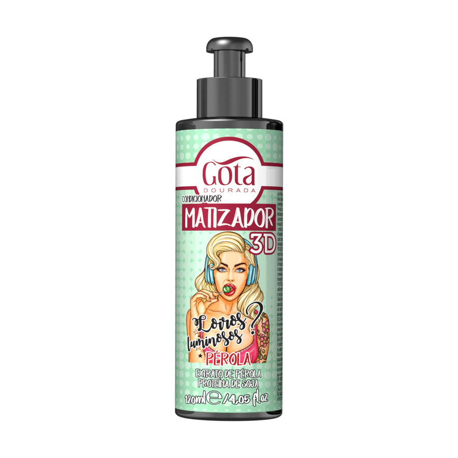Gota Dourada Matizador 3D - Pérola 120ml