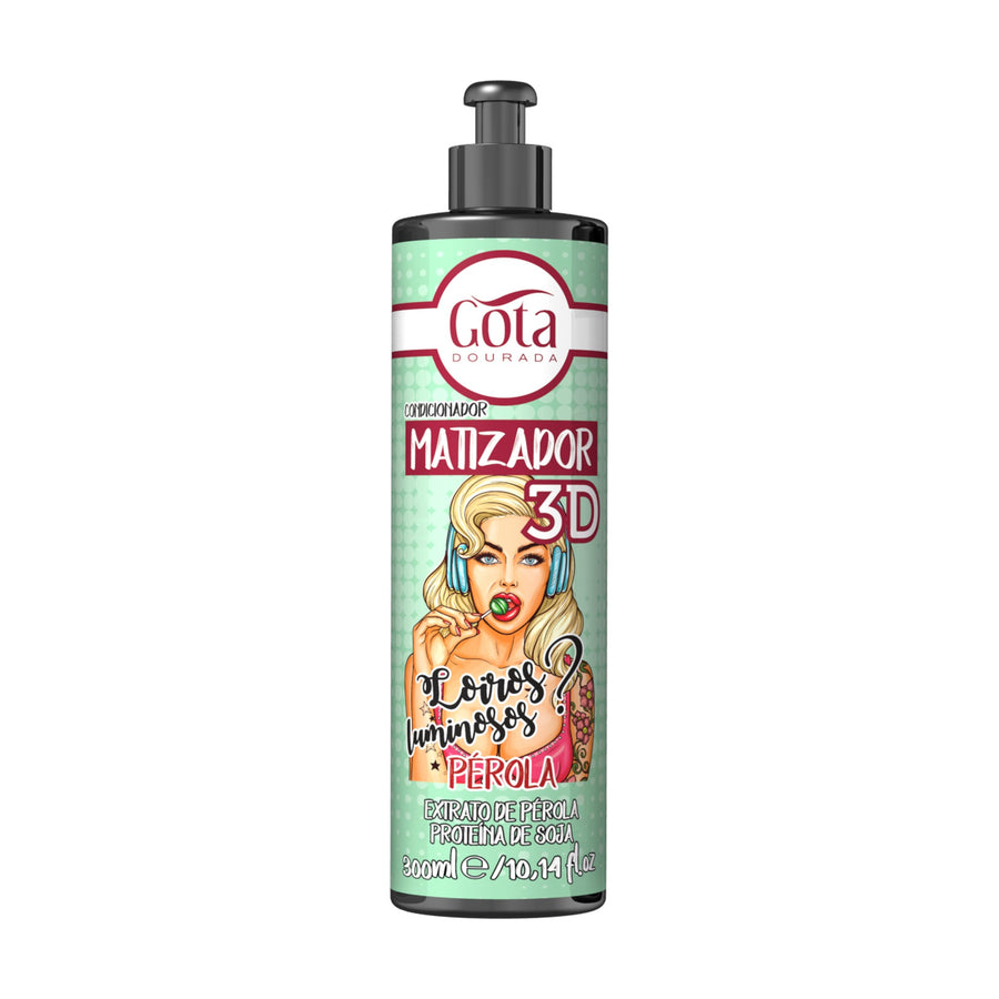 Gota Dourada Matizador 3D - Pérola 300ml
