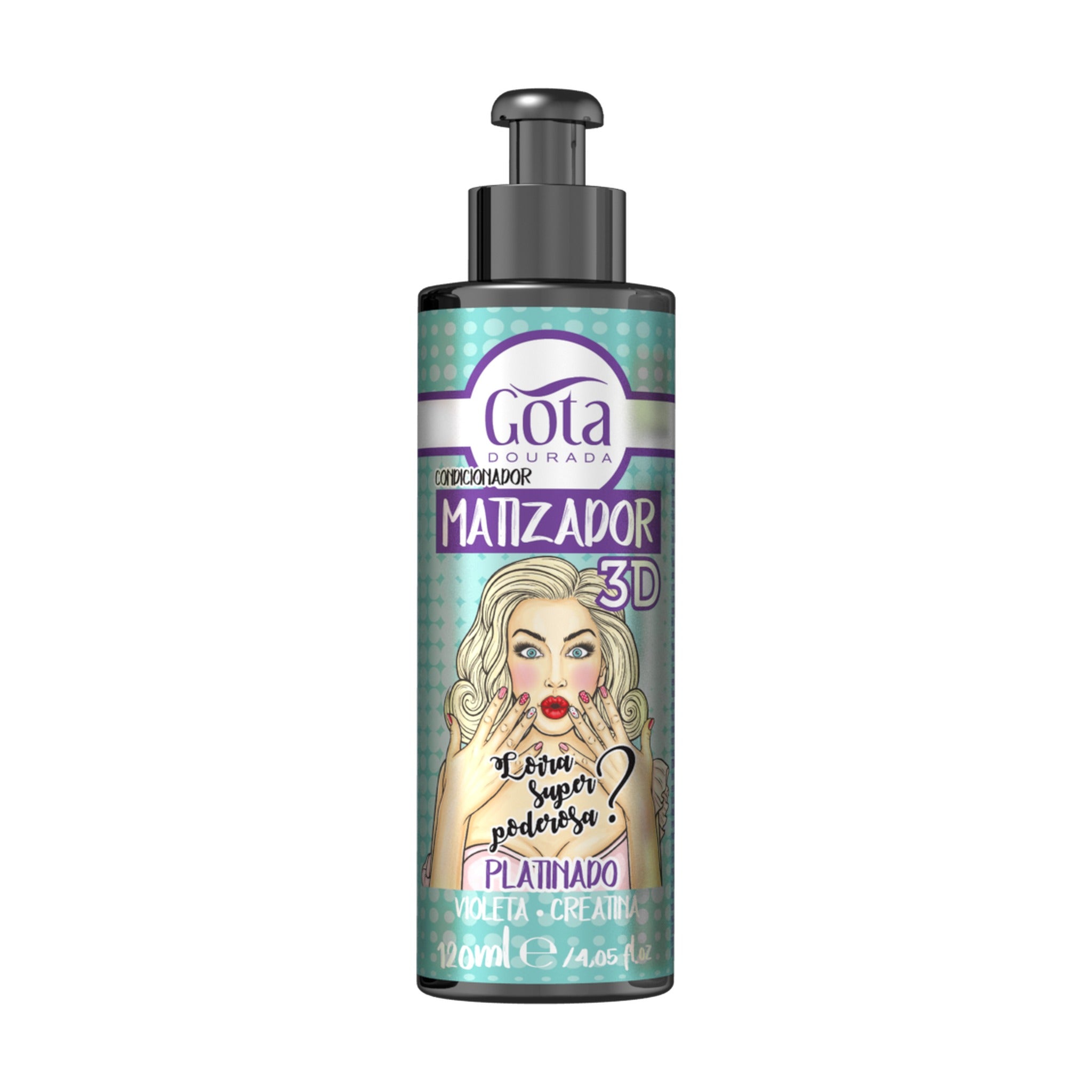 Gota Dourada Matizador 3D - Platinado 120ml