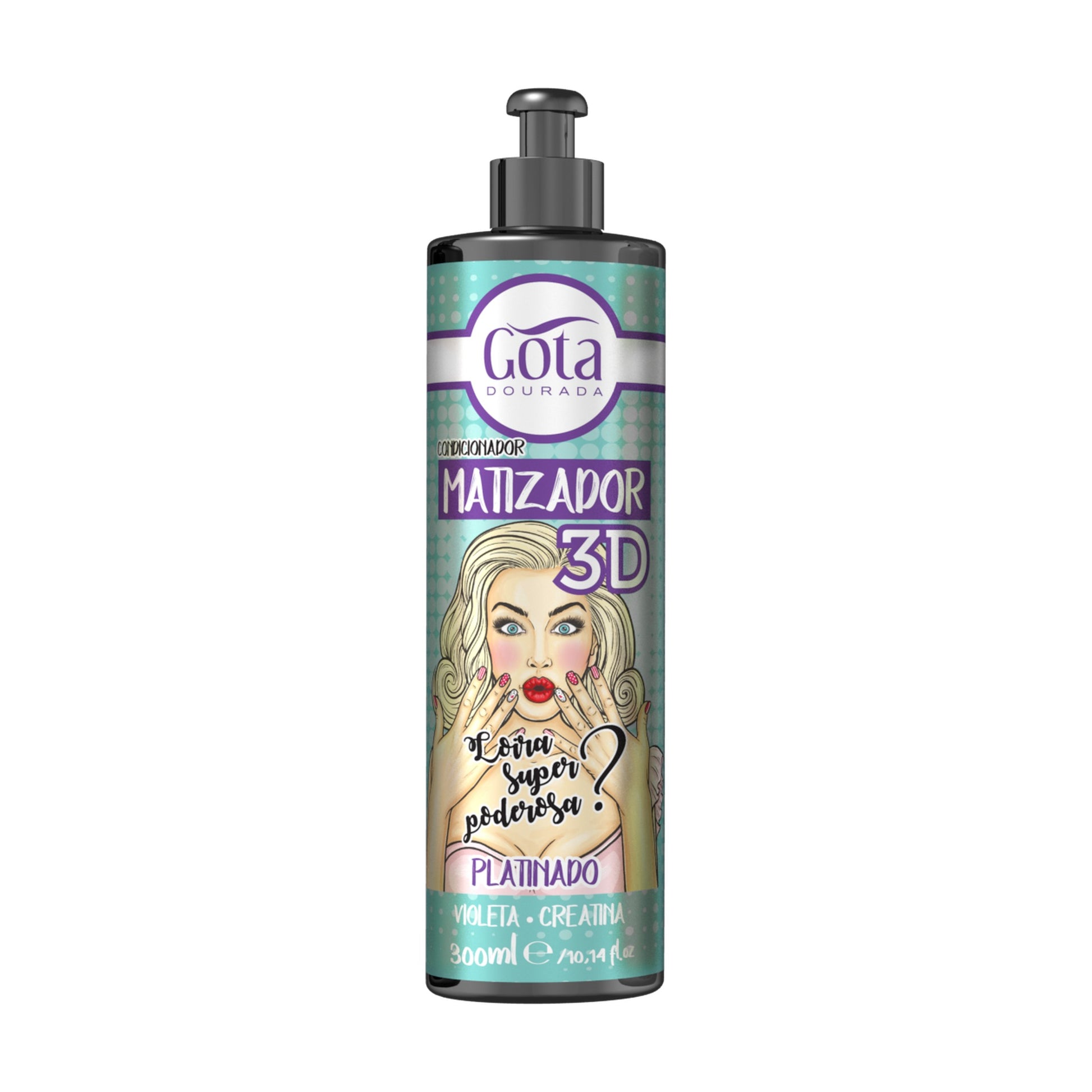 Gota Dourada Matizador 3D - Platinado 300ml