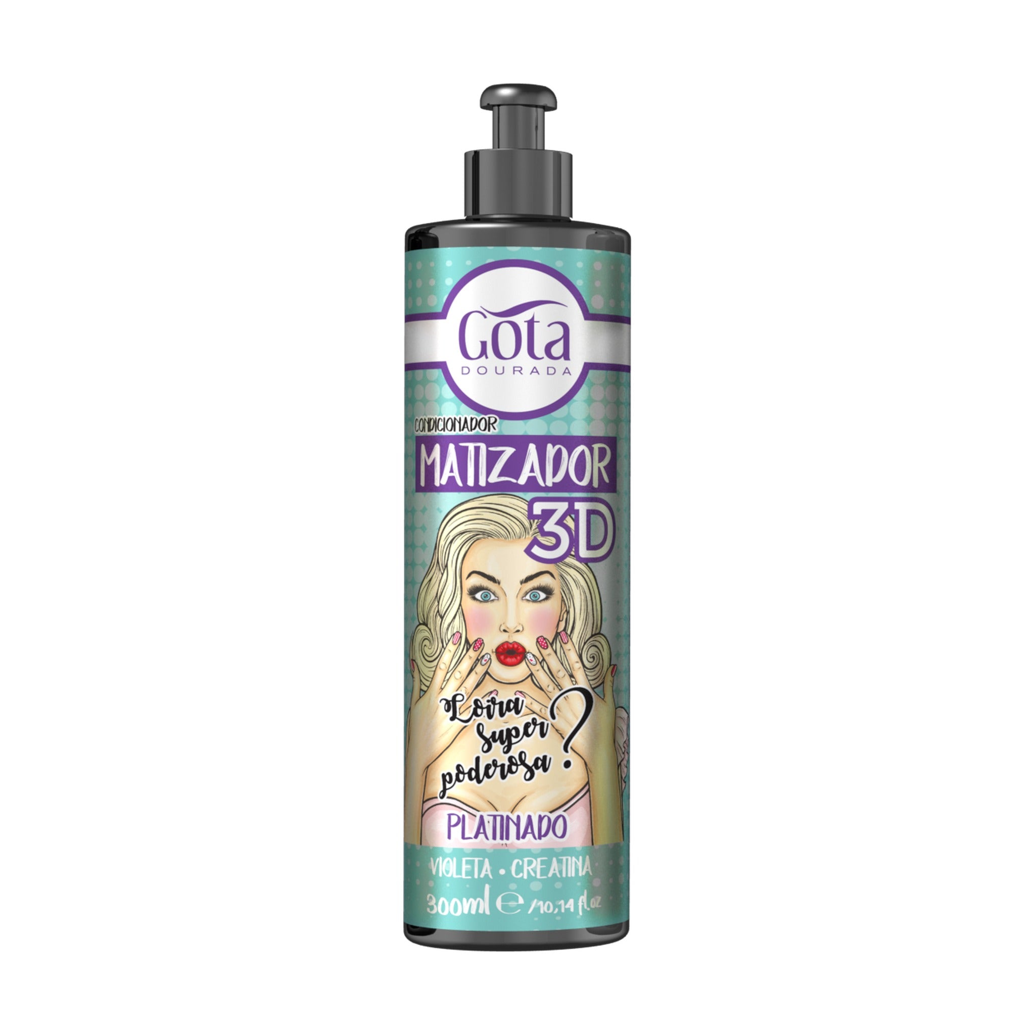 Gota Dourada Matizador 3D - Platinado 300ml