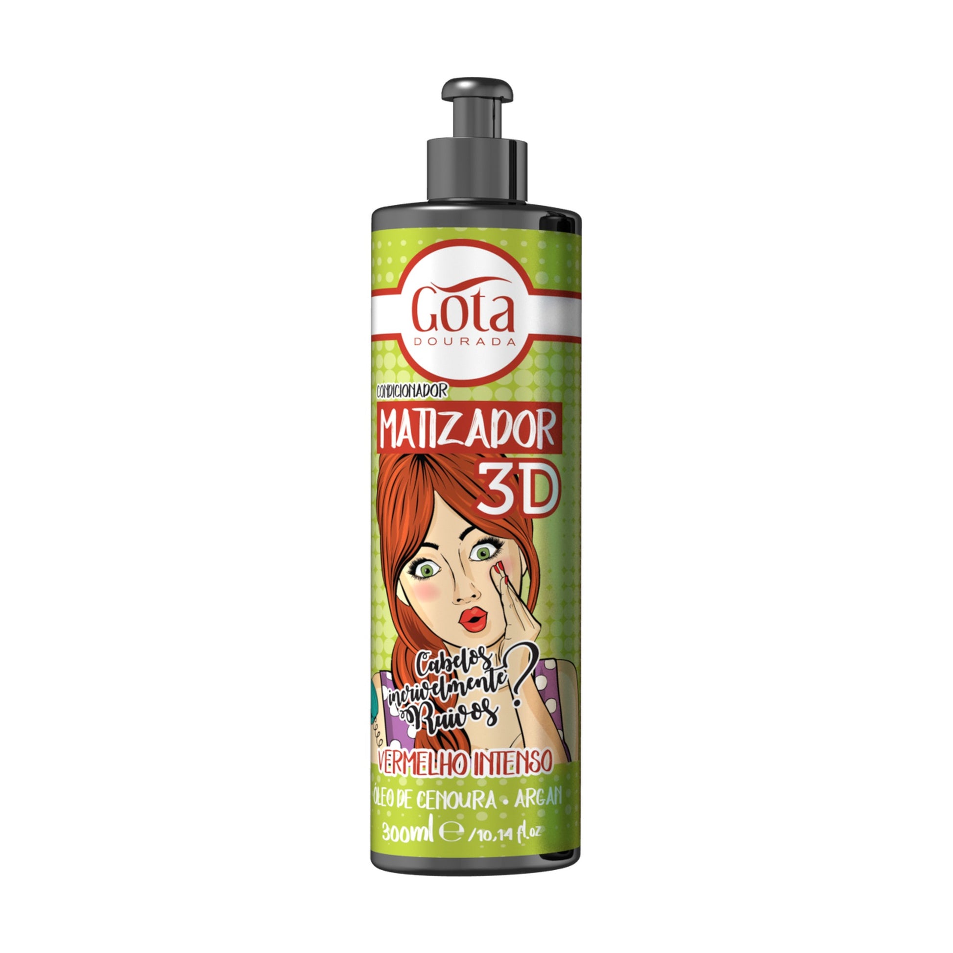 Gota Dourada Matizador 3D - Vermelho Intenso 300ml