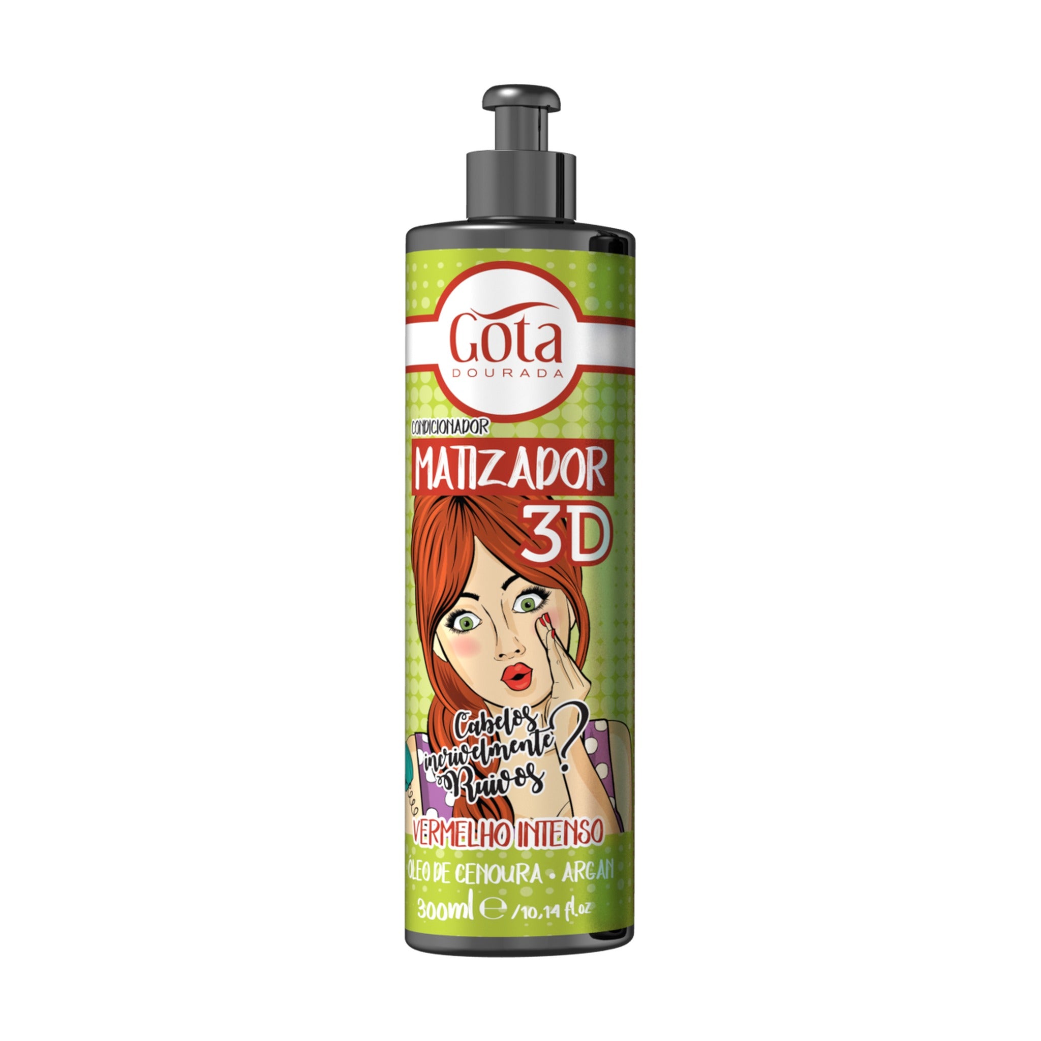 Gota Dourada Matizador 3D - Vermelho Intenso 300ml