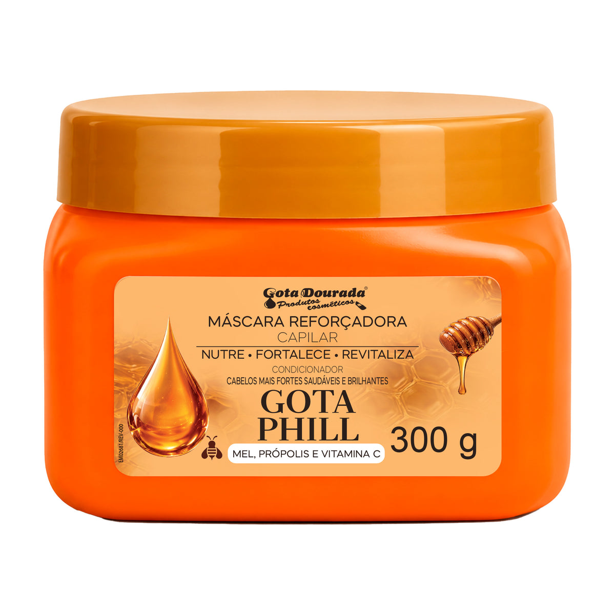 Gota Dourada Gota Phill Máscara Reforçadora Capilar 300g