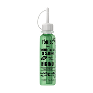 Gota Dourada Tónico De Fortalecimento Capilar - Óleo De Rícino 100ml