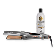 Pack Haskell Keratreat Passo 2 de 500 ml com a prancha MQ Pro480