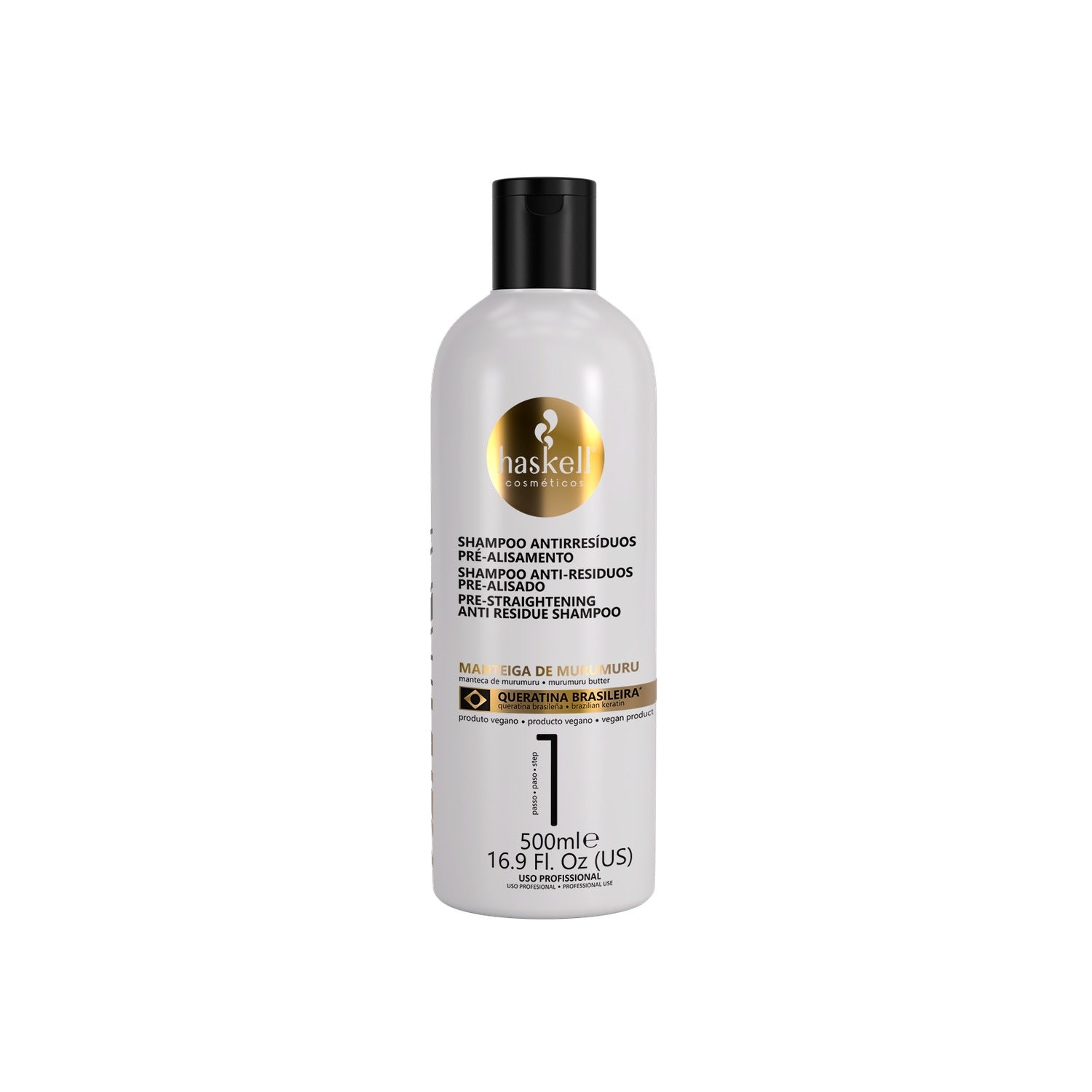 Haskell Keratreat Shampoo Antirresíduos Pré-Alisamento 500ml