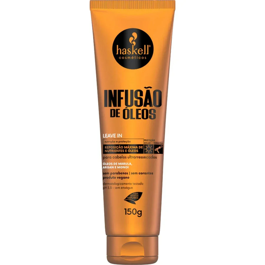 Haskell Infusão de Óleos Leave In 150g - Ilha dos cosméticos