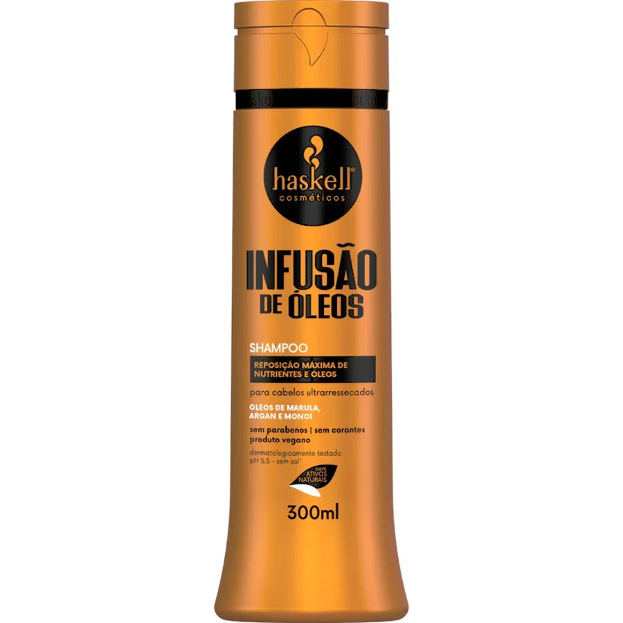 Haskell Infusão de Óleos Shampoo 300ml - Ilha dos cosméticos