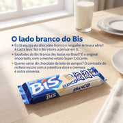 Lacta Bis Branco Wafer com Chocolate Branco 16 Unidades 100,8g — anúncio