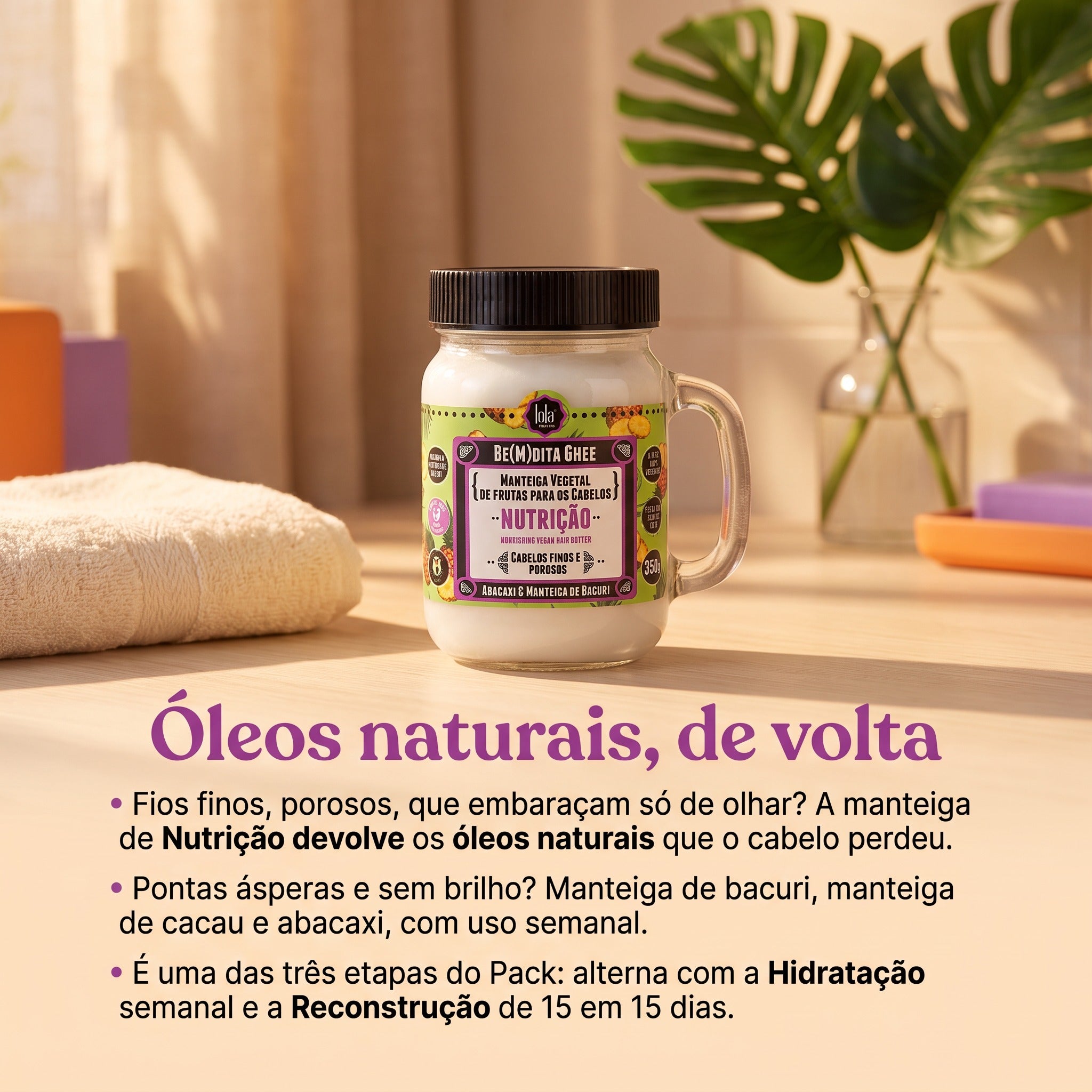 Lola Be(M)dita Ghee Nutrição 350g — a manteiga dos óleos naturais