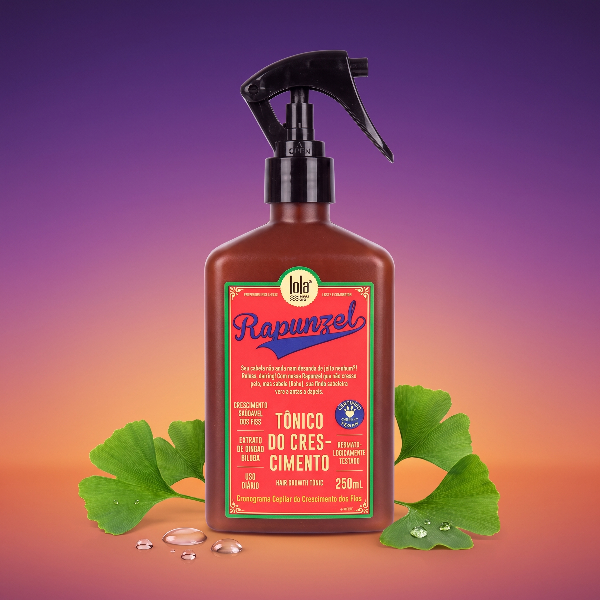 Tónico do Crescimento Lola Rapunzel com Ginkgo Biloba