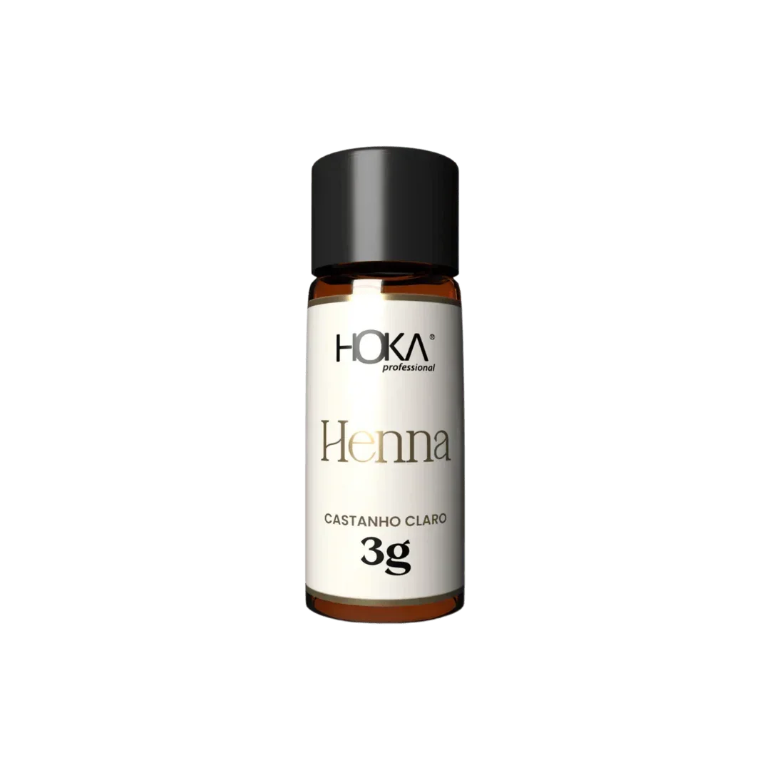 HOKA Henna Para Sobrancelhas Castanho Claro 3g - Ilha dos cosméticos