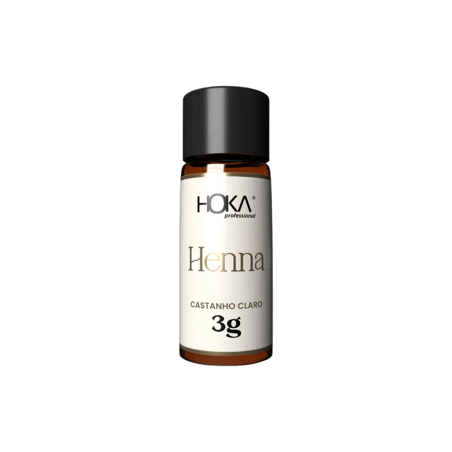 HOKA Henna Para Sobrancelhas Castanho Claro 3g - Ilha dos cosméticos