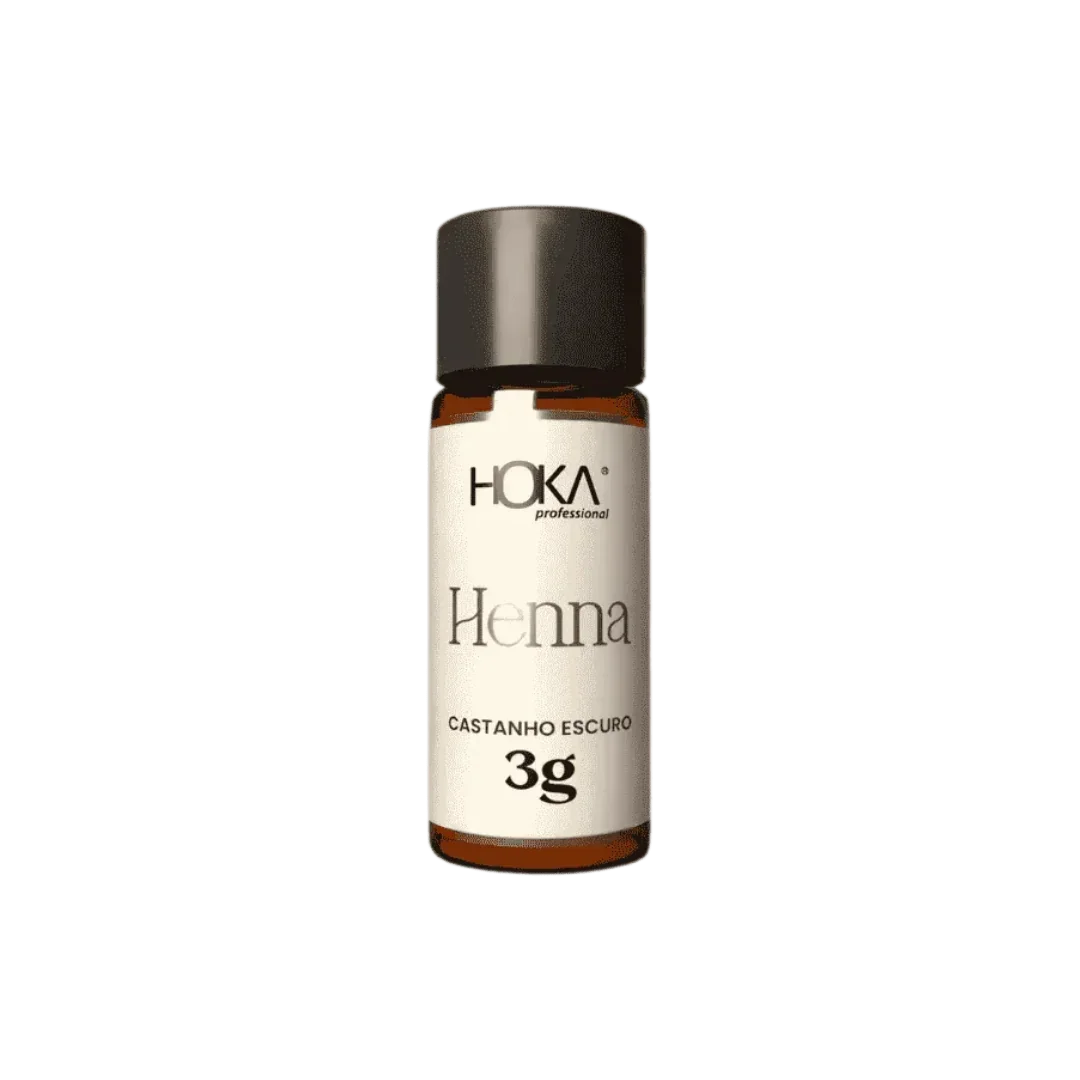 HOKA Henna Para Sobrancelhas Castanho Escuro 3g - Ilha dos cosméticos