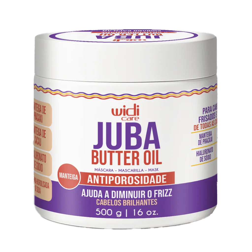 Widi Care Juba Butter Oil Máscara Antiporosidade 500g - Ilha dos cosméticos