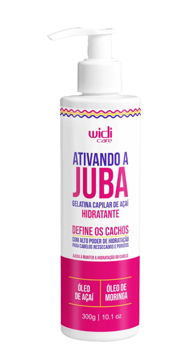 Widi Care Ativando a Juba Gelatina Capilar de Açaí Hidratante 300g - Ilha dos cosméticos
