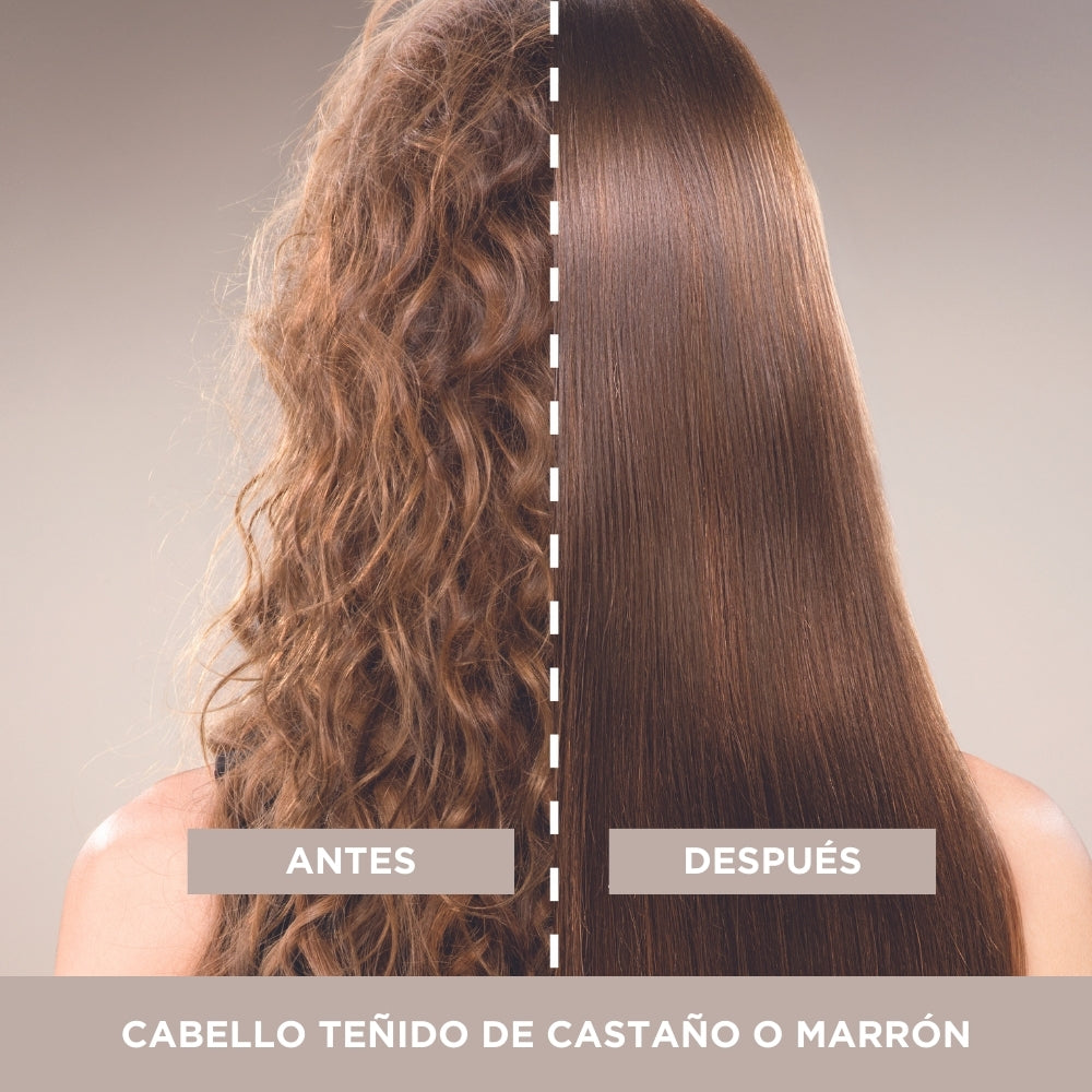 Kativa Pack Alisamento Brasileiro Brunette para Cabelo Escuro: antes e depois