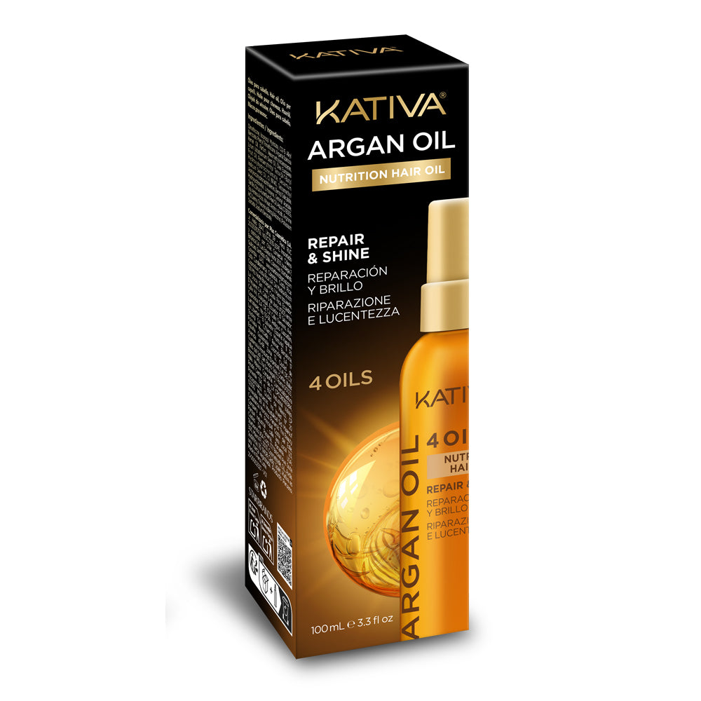 Kativa Argan Oil 4 Oils Óleo Capilar Reparação e Brilho: detalhe do produto