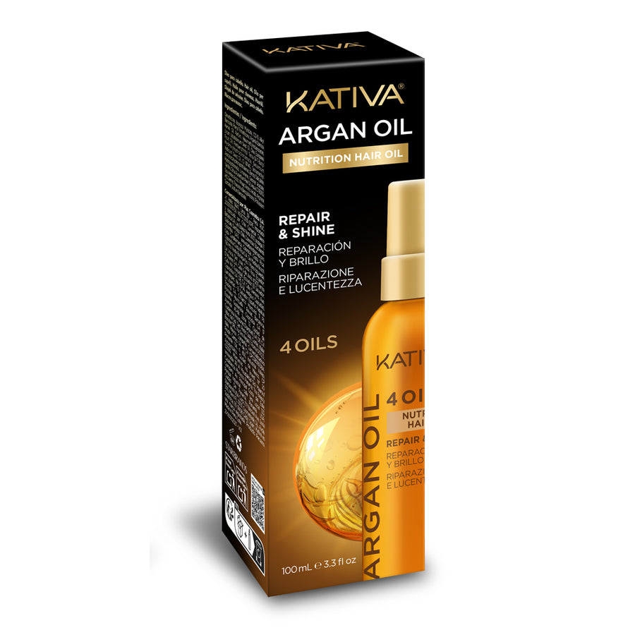 Kativa Argan Oil 4 Oils Óleo Capilar Reparação e Brilho: detalhe do produto
