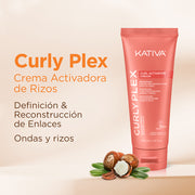 Kativa Curly Plex Curl Activator Cream Creme Ativador de Cachos: detalhe do produto