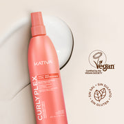 Kativa Curly Plex Next Day Curl Refresher Spray Revitalizador de Cachos: selos da marca