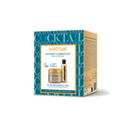 Kativa Hair Cocktail Coconut & Argan Oil Pack Nutri-Reconstrução Máscara 150ml + Óleo 60ml