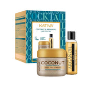 Kativa Hair Cocktail Coconut & Argan Oil Pack Nutri-Reconstrução Máscara 150ml + Óleo: detalhe do produto