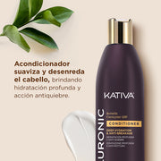 Kativa Hyaluronic Condicionador Hidratação Profunda e Antiquebra: detalhe do produto